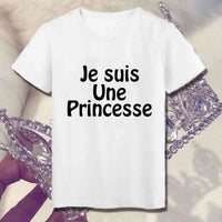 Tee Shirt Femme je suis une princesse fille - Myachetealy