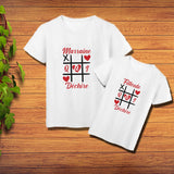 T-shirts duo marraine et filleule qui déchire jeux morpion - Myachetealy