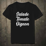T Shirt Salade Tomate Oignon - Myachetealy