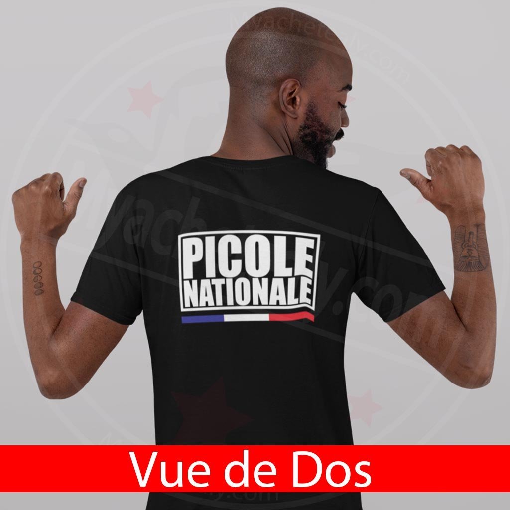 T-Shirt Humoristique "Police Nationale / Picole Nationale" - Homme Et Femme, Coupe Classique Légère