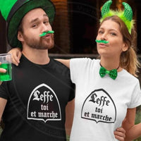 Tee shirt Leffe toi et marche parodie bière belge - Myachetealy