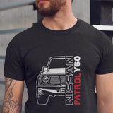 T shirt Nissan patrol Y60 homme - Myachetealy