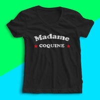 T-Shirt Madame Mademoiselle Coquine femme coton - Myachetealy