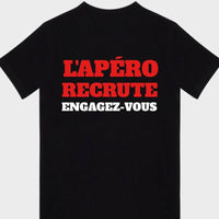 T shirt parodie L'apéro Recrute engagez-vous humour - Myachetealy