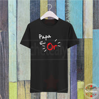 T-shirt Homme Personnalisé Papa en Or - Myachetealy