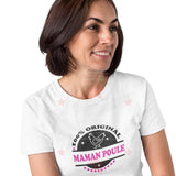 T-Shirt femme super maman poule 100 % original - Myachetealy