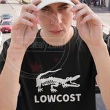 T-shirt Lowcost pour Homme - Parodie de la marque Lacoste - Myachetealy