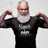 T-shirt Homme Super Papi coton - Myachetealy