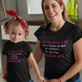 T-shirts duo marraine et filleule toute les deux un problème femme - Myachetealy