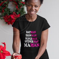 T-Shirt femme maman super héros - Myachetealy