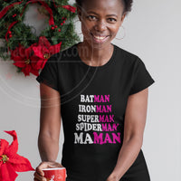 Hohololo T-Shirt Mère Veilleuse Merveilleuse Maman - Cadeau Fête Des Mères Fleur Tee-Shirt